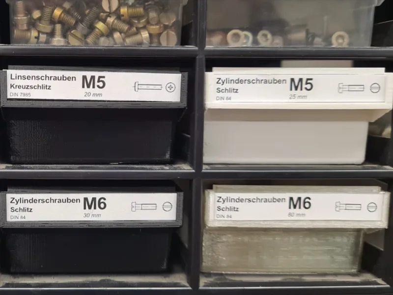 Fach für Organisationskasten