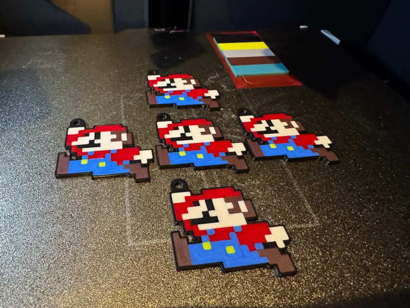 8 Bit Plumber keychain