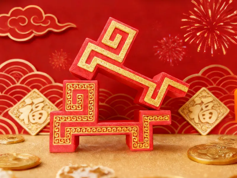 央视马年logo手机支架