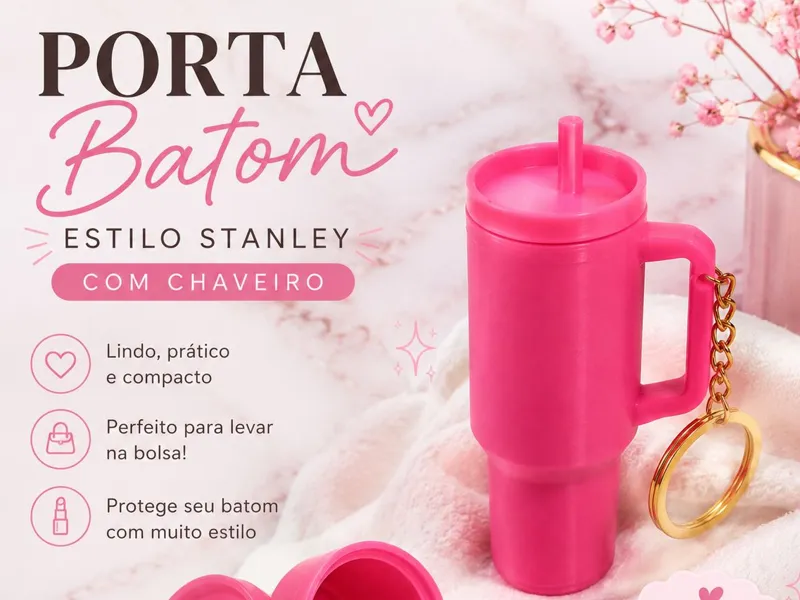 Porta batom estilo stanley