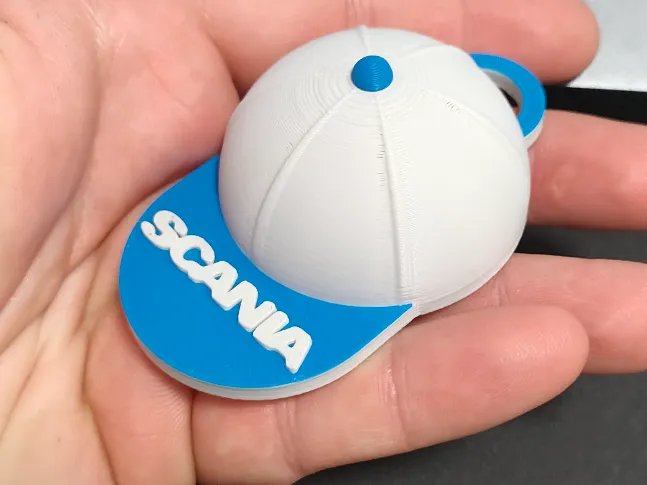 Scania Truck Cap Keychain
