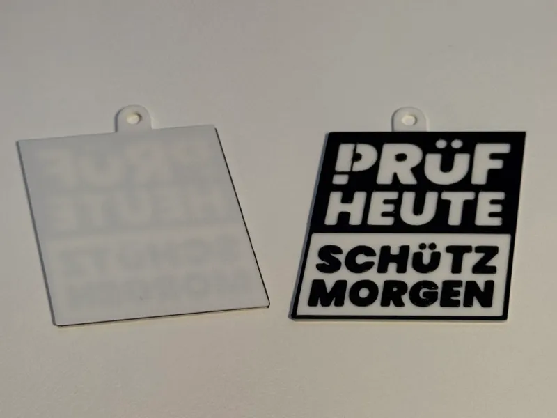 PRÜF - Logo als Anhänger - kein AMS notwendig