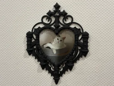 Gothic Plaque - picture frame