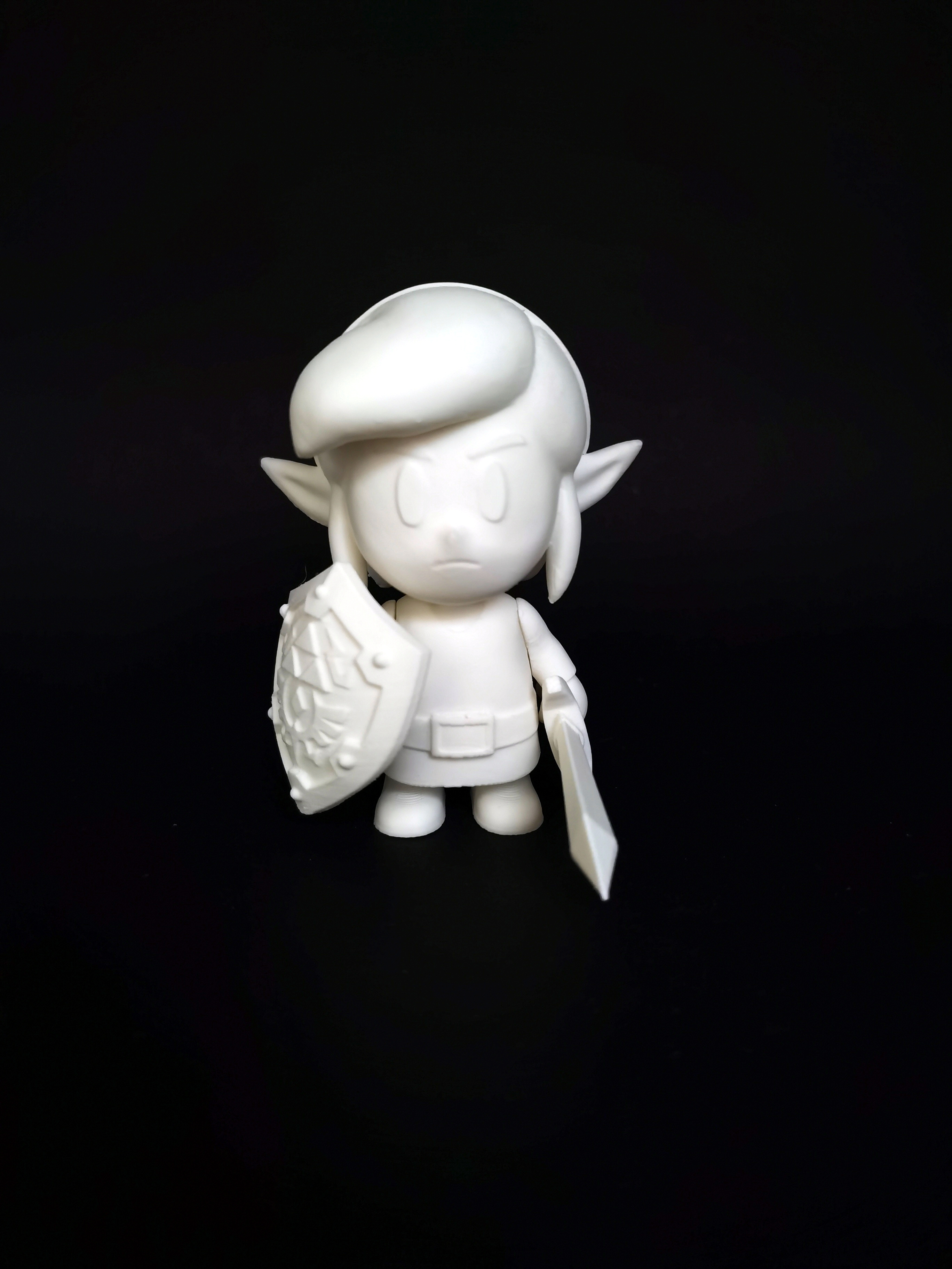 Miniatura 1 do modelo 3D 塞尔达系列-林克 分件（附解压上色视频）