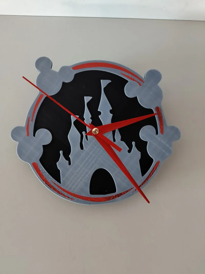 Clock Disneyland Castle