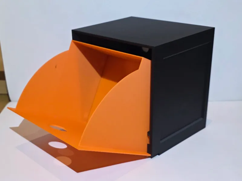Medium-sized tilt box - Klappbox - 150mm