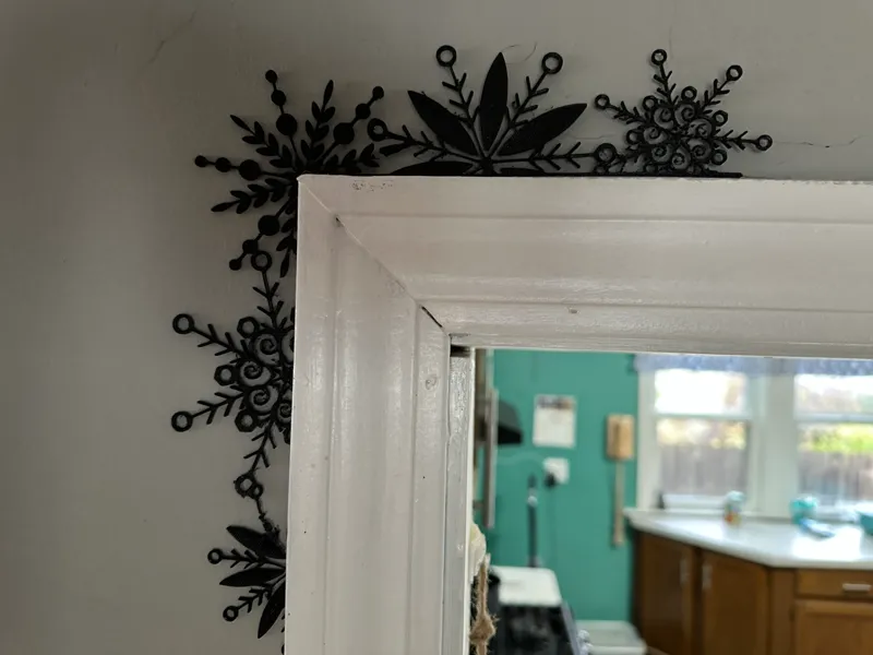 Corner Snowflake Design