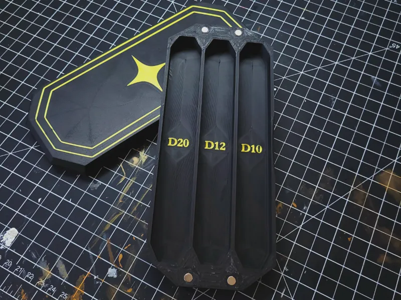 Dice Organizer Tray w/ Optional Decoration