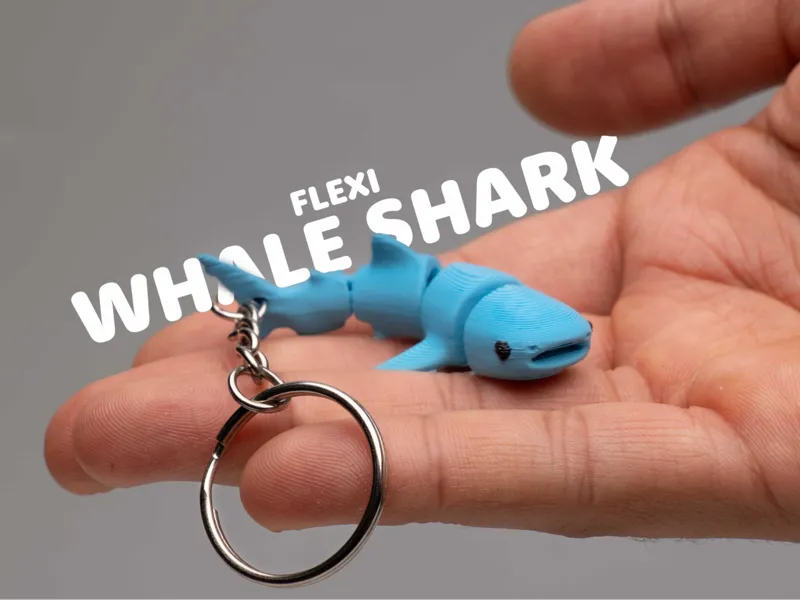 Flexi Whale Shark – Articulated & Keychain