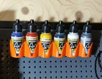 Support pots de peinture Vallejo pour panneau perforé Biltema — photo 2