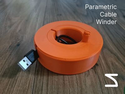 Parametric Torus Cable Winder