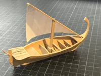 Maquette de dhoni, bateau traditionnel des Maldives — photo 2