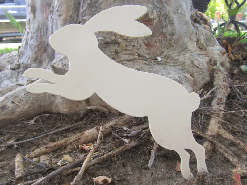 hopping bunny stake