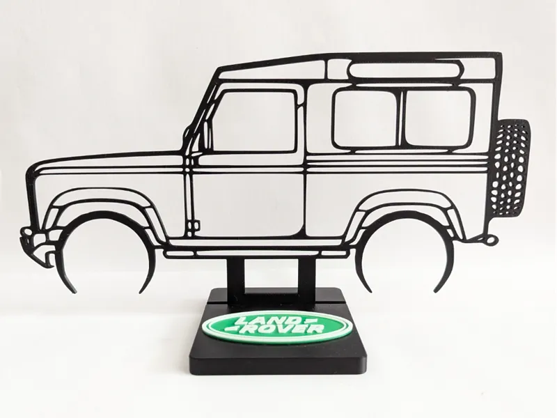 Land Rover Defender 90 silhouette