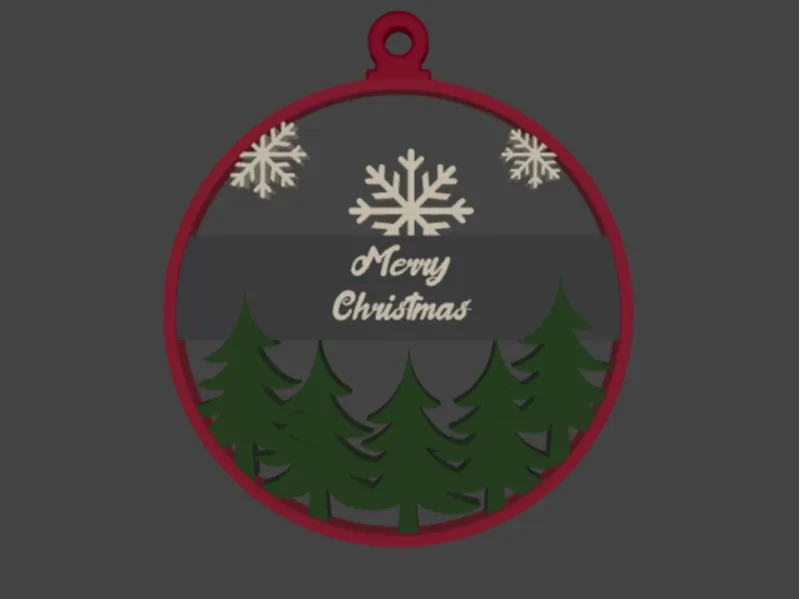 Simple Christmas Oranment 