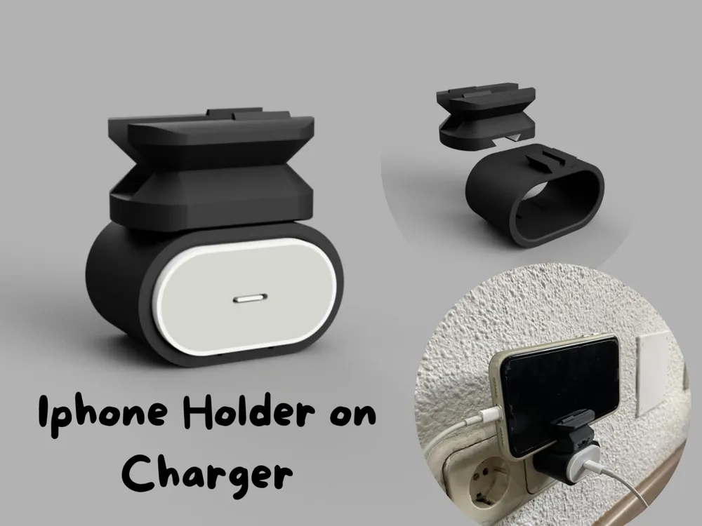 Iphone Cable organizer portable/Holder on Charger/ by WaterMeloon
