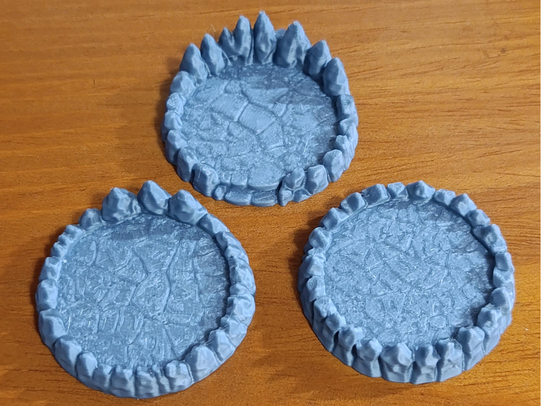 Rock Display Bases (Set of 3)