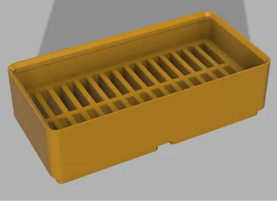 Gridfinity bin for CR1632  1x2