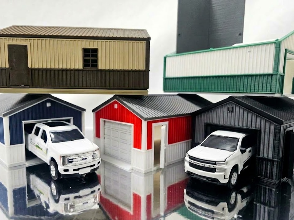 Little Man Garage - 1/64 Scale Model Building - V2 - 1