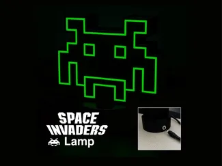 Space Invaders Arcade Lamp