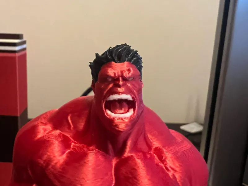 hulk red multicolored