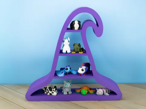 Estante o repisa: Witch Hat Display Shelf — referencia de MakerWorld