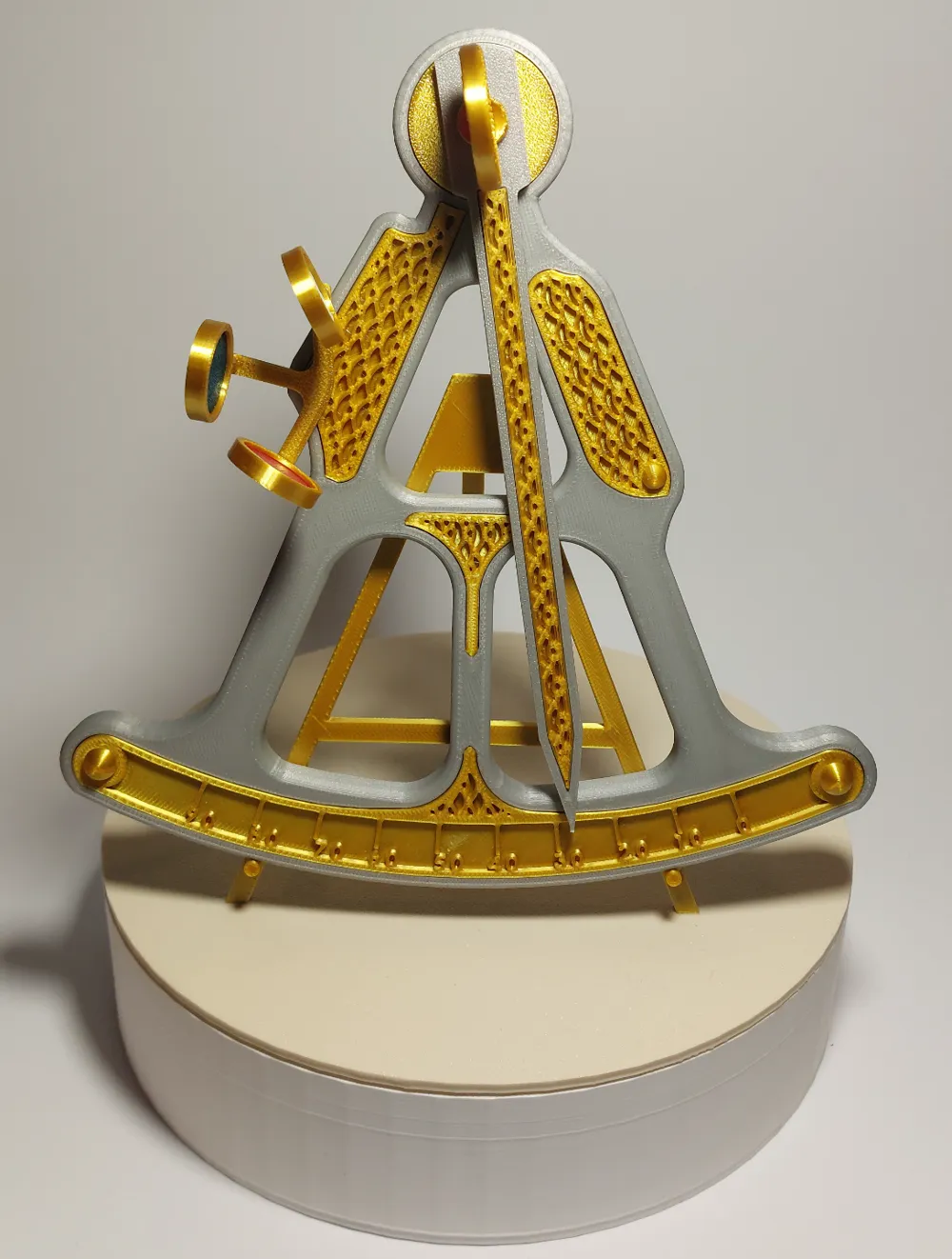 Authentic Models sextant de poche bronze, décoration de bureau, métal, KA030