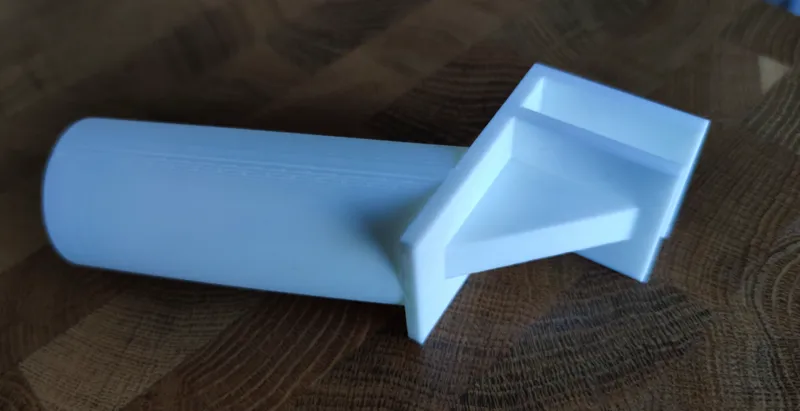 Simple kitchen roll holder for IKEA Ivar