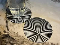Black Base - White Lines (0.2mm)