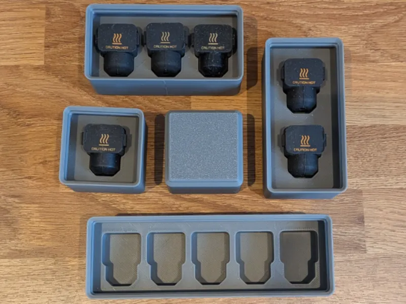 A1 Hotend Socks gridfinity storage