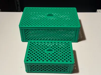 Full Mesh Lids for Stackable Storage Boxes