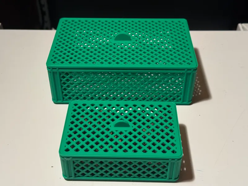 Full Mesh Lids for Stackable Storage Boxes
