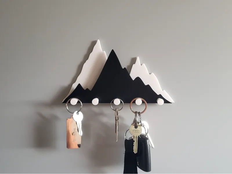 Silhouette Wall Key Holder – 4-Variants