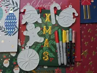 Set de 40 ornements de sapin de Noël à colorier — photo 2