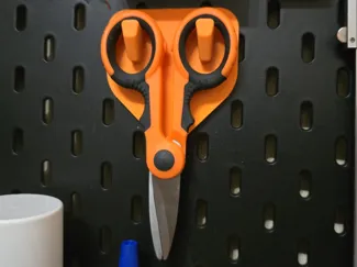 Ikea skadis 41mm scissor holder