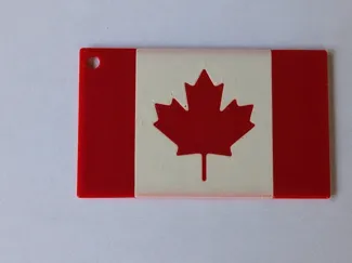 Canada Flag keychain
