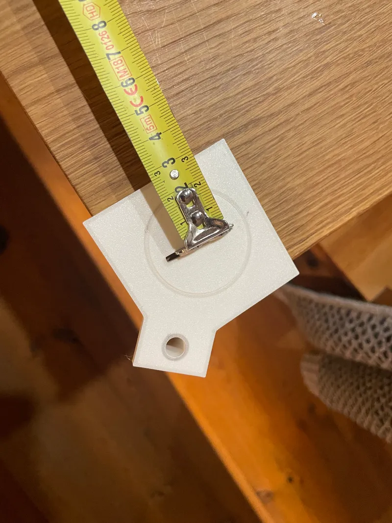 small helper for measuring across a diagonal / Helfer zum Messen über eine Diagonale