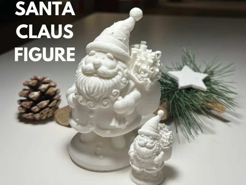 Cute Santa Claus Figurine – Mini and Big