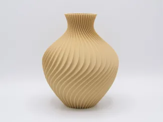 The Ripple Organic Vase - Spiral Mode Optimized
