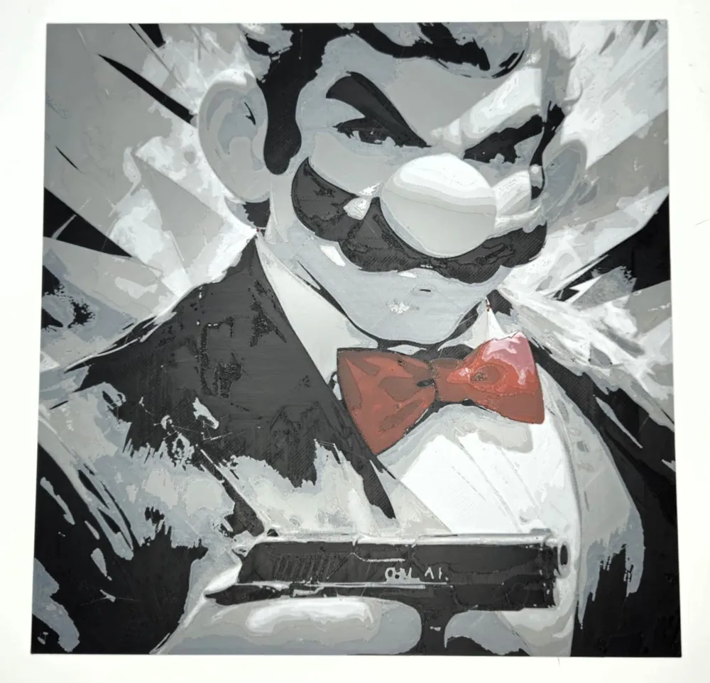 007 Mario Hueforge by LoFi Layers - MakerWorld