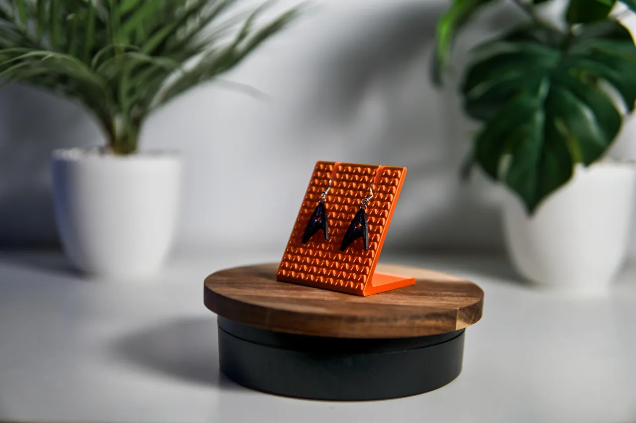 Knitted Earring Display Stand view 3