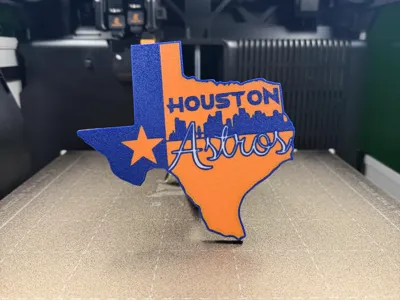 Houston Astros City Skyline Hitch Cover