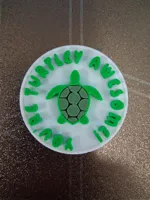 Médaillon tortue humour — photo 3
