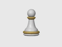 improved folding travel chess pieces 