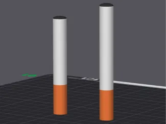 Fake cigarettes 72mm & 84mm