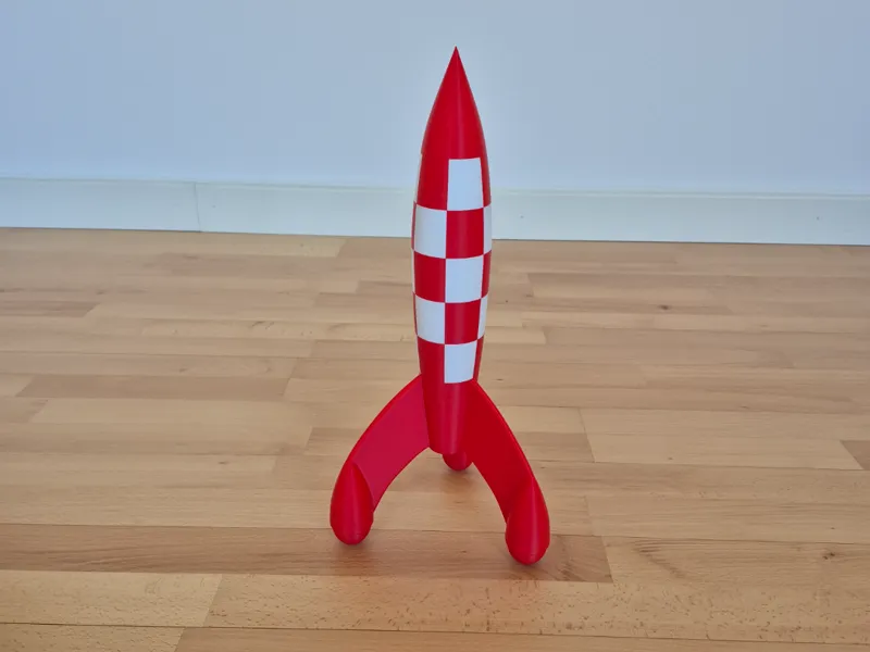 Tintin rocket 40 cm