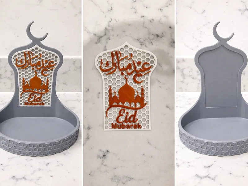 Eid Mubarak and Ramadan serving tray