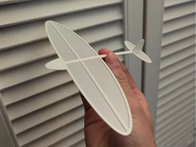 Round wing glider