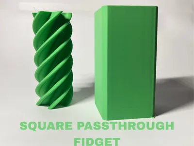 Square Passthrough Fidget