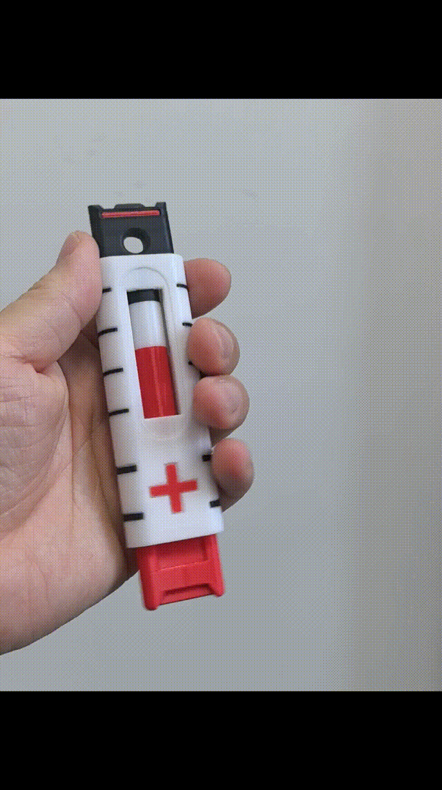 Miniatura 4 do modelo 3D 三角洲行动简易注射器